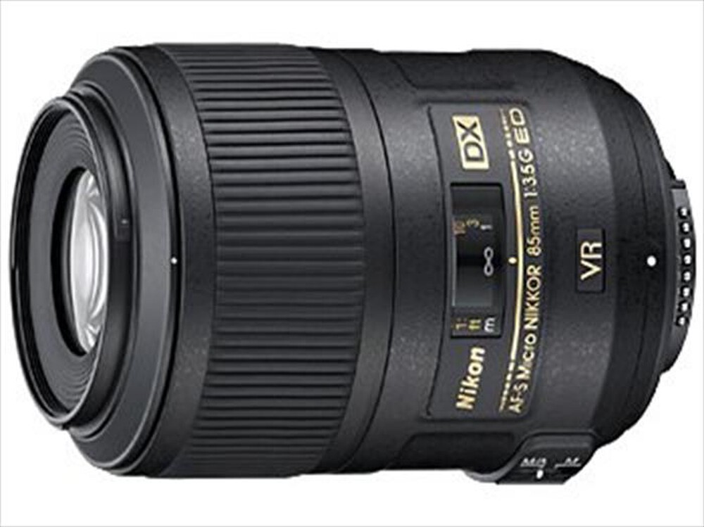 "NIKON - Obiettivo 85 MM F/3,5G ED AF-S VR MICRO-Black"