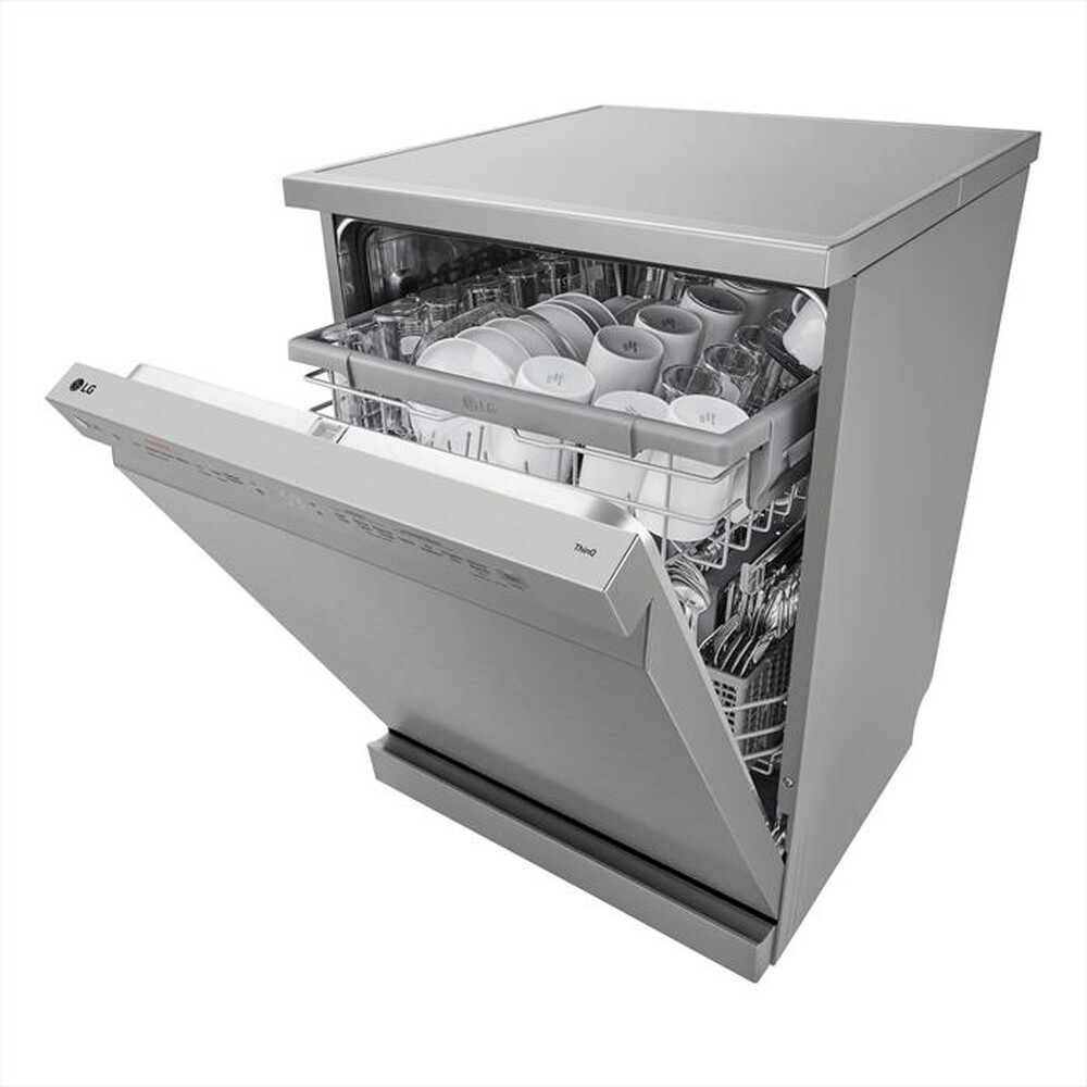 "LG - Lavastoviglie QUADWASH DF242FPS Classe D 14 copert-Platinum Silver"