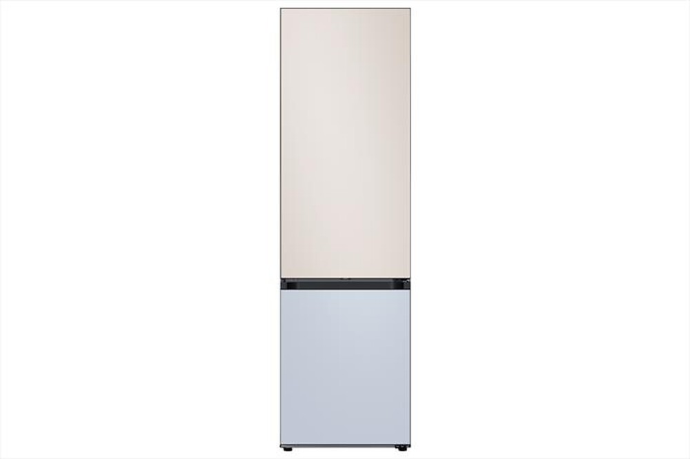 "SAMSUNG - Frigorifero combinato F-RB38D153948 BESPOKE-Satin Beige-Satin sky blue"