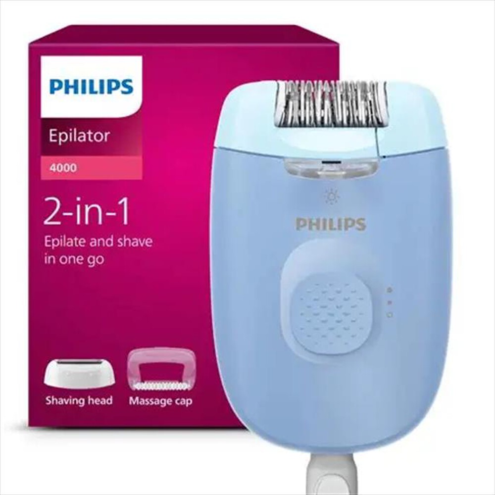 Immagine del prodotto PHILIPS - Epilatore SERIE 4000 BRE247/00-azzurro