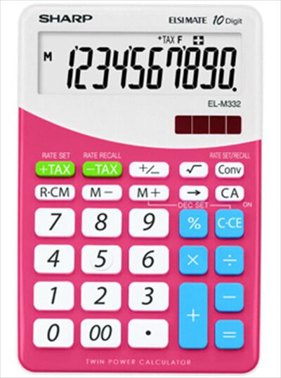 SHARP - EL-332B-PK-Rosa con rifinitura lucida