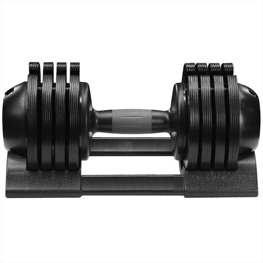 "FITPADDY - MANUBRIO DUMBBELL REGOLABILE 10 KG-nero"