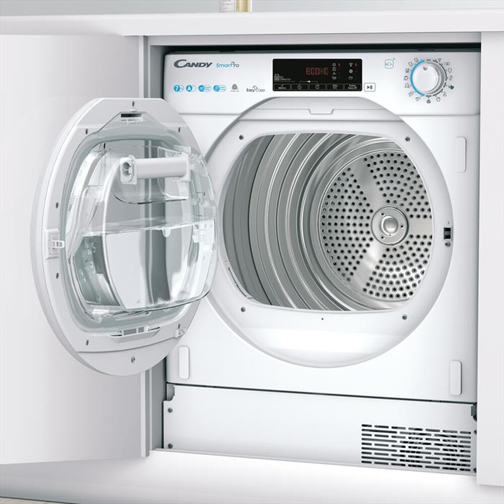 "CANDY - Asciugatrice incasso 7kg BCTD H7A1TE-S-Bianco"