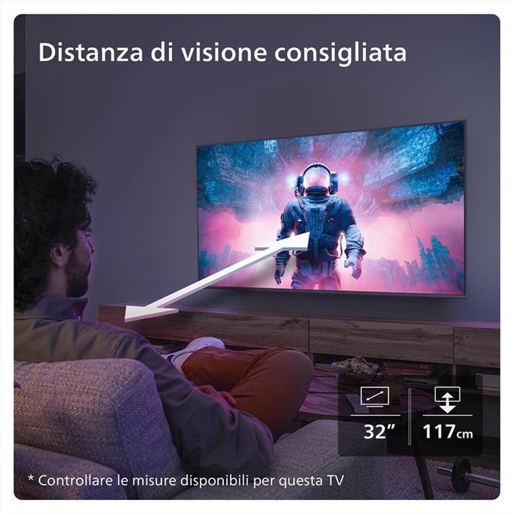 Immagine del prodotto PHILIPS - Smart TV LED FHD 32" 32PFS6109/12-Black