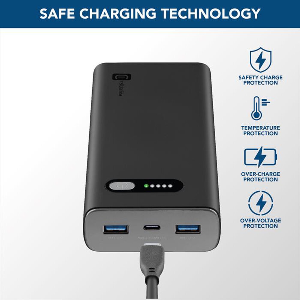 Immagine del prodotto CELLULARLINE - Caricabatterie Portatile PBFAST01PD20000K-Nero