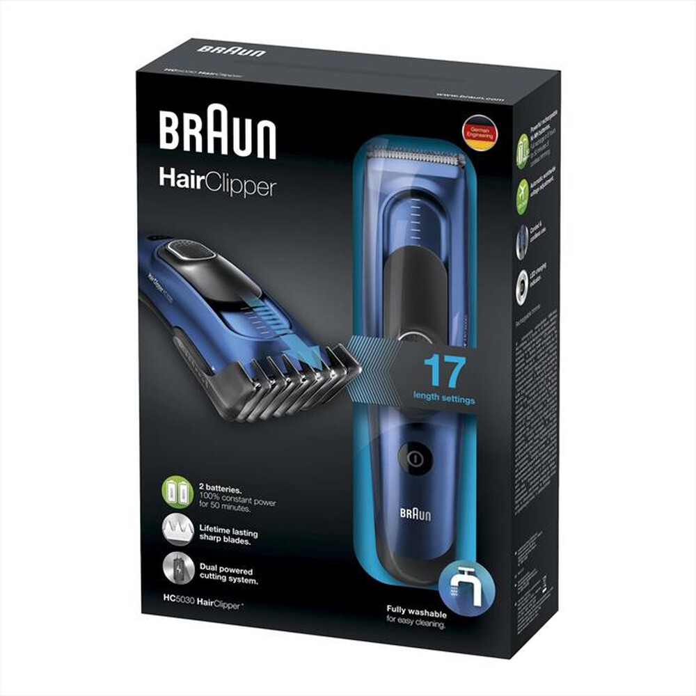 "BRAUN - HC5030-Blu/Nero"