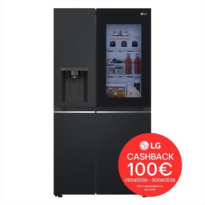 LG - Frigorifero side by side GSGV81EPLL InstaView - E-Black