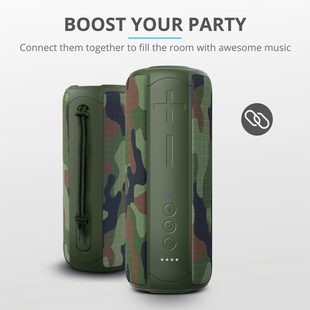 Immagine del prodotto TRUST - CARO MAX POWERFUL BT SPEAKER - CAMO-Jungle Camouflage