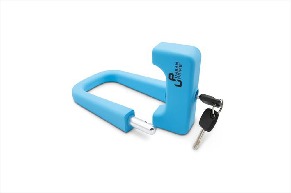 "URBAN PRIME - Lucchetto a U per bici e monopattini-Azzurro"