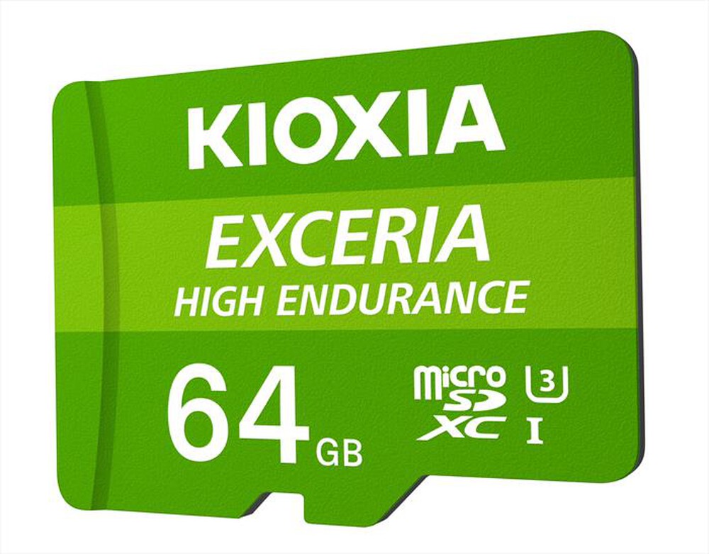 "KIOXIA - MICROSD EXCERIA HIGH ENDURANCE MHE1 UHS-1 64GB-Verde"