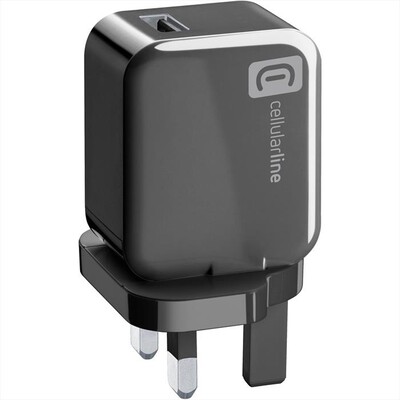 CELLULARLINE - ACHUSBQC18WUKK Carica batterie-Nero