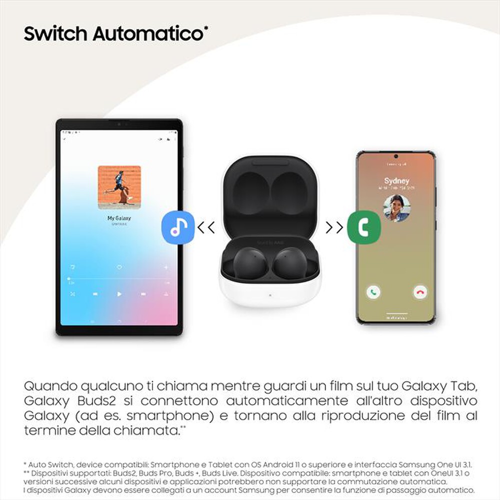 Immagine del prodotto SAMSUNG - GALAXY BUDS2-Graphite