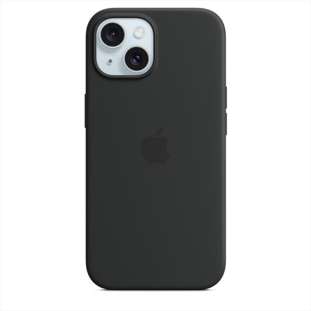 "APPLE - Custodia MagSafe silicone iPhone 15-Nero"