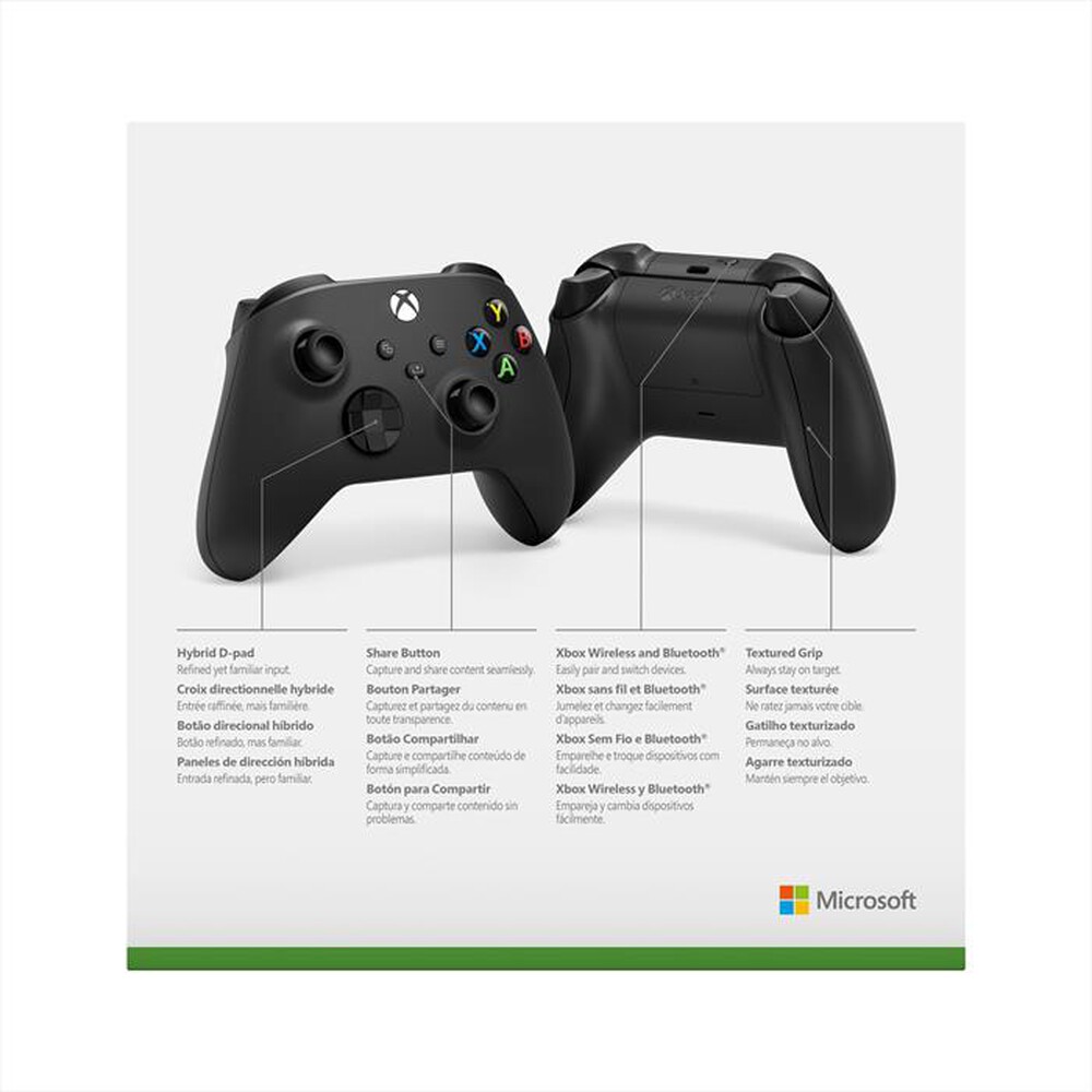 "MICROSOFT - XBOX WIRELESS CONTROLLER-Carbon Black"