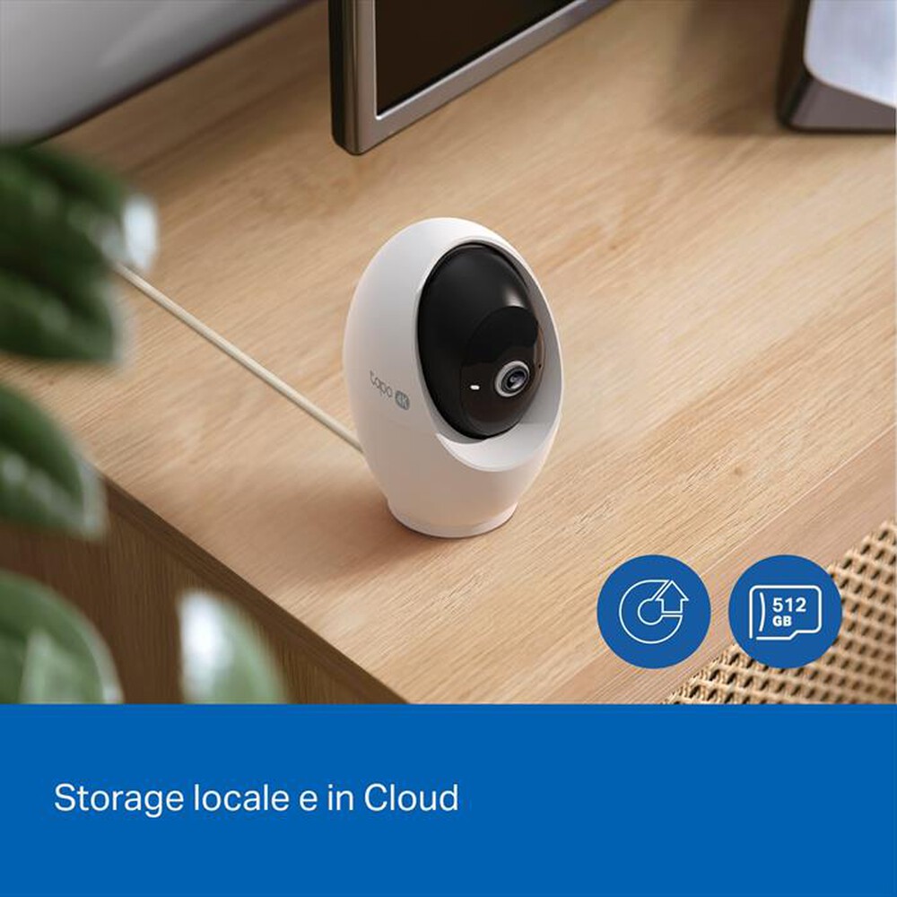 Immagine del prodotto TP-LINK - TAPOC260 TELECAMERA WI-FI PAN/TILT  INTERNA 4K 8MP-bianco