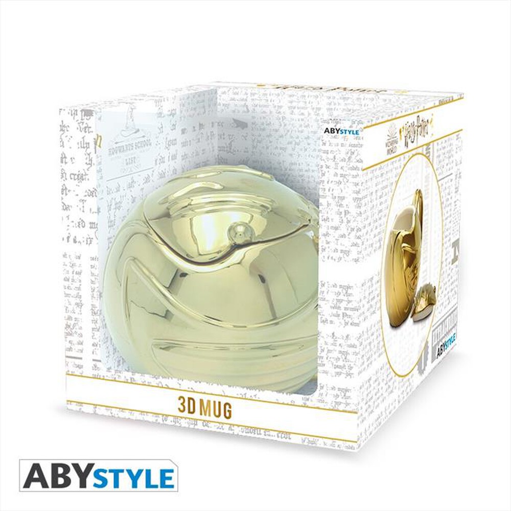 "ABYSSE - HARRY POTTER Tazza 3D 450 ml BOCCINO D'ORO-oro"