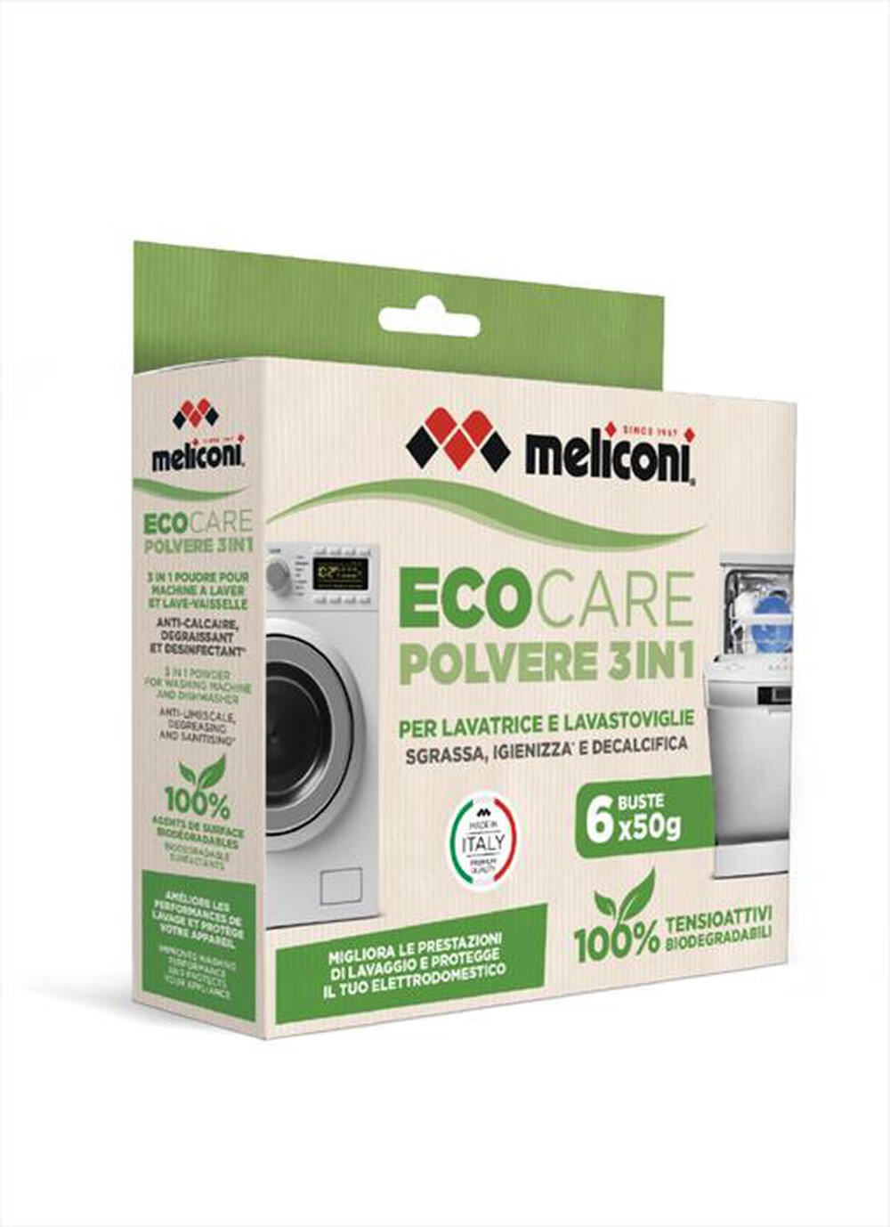 "MELICONI - ECO CARE POLVERE 3 IN 1"