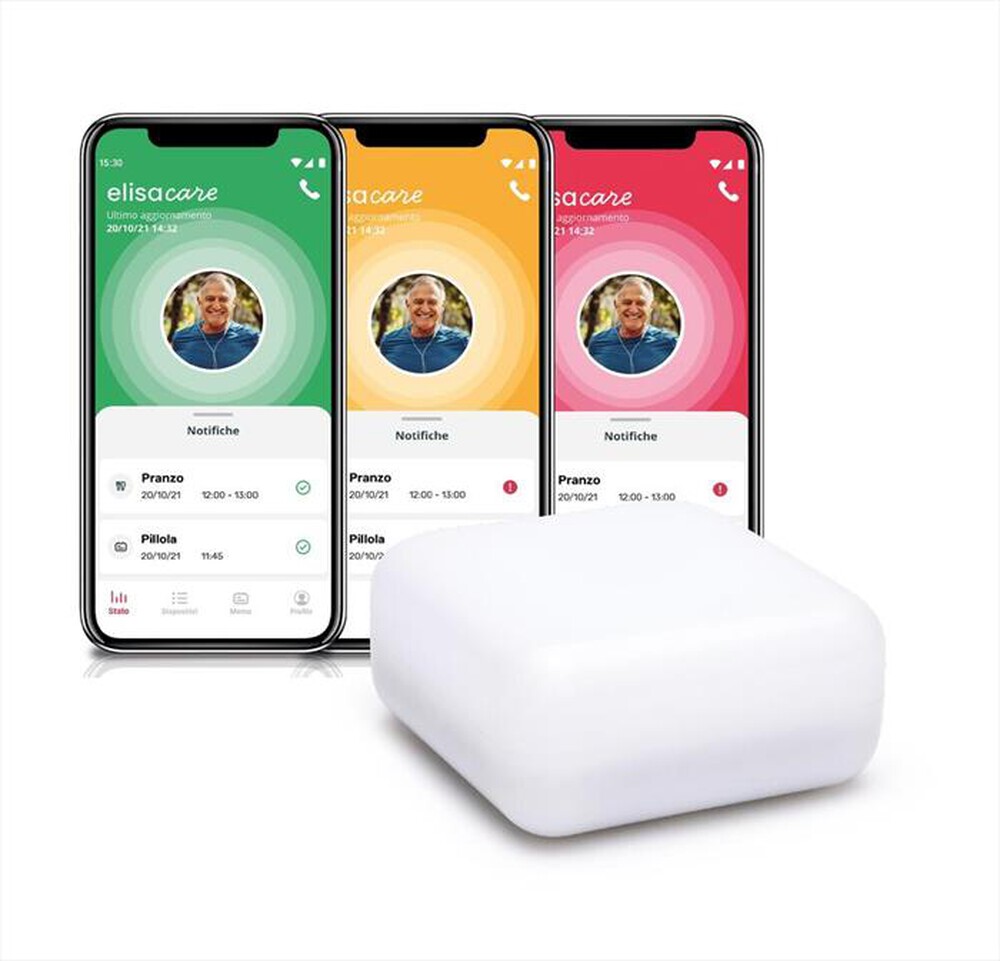 "SICURACARE - Assistente domestico per anziani ELISACARE-Bianco"
