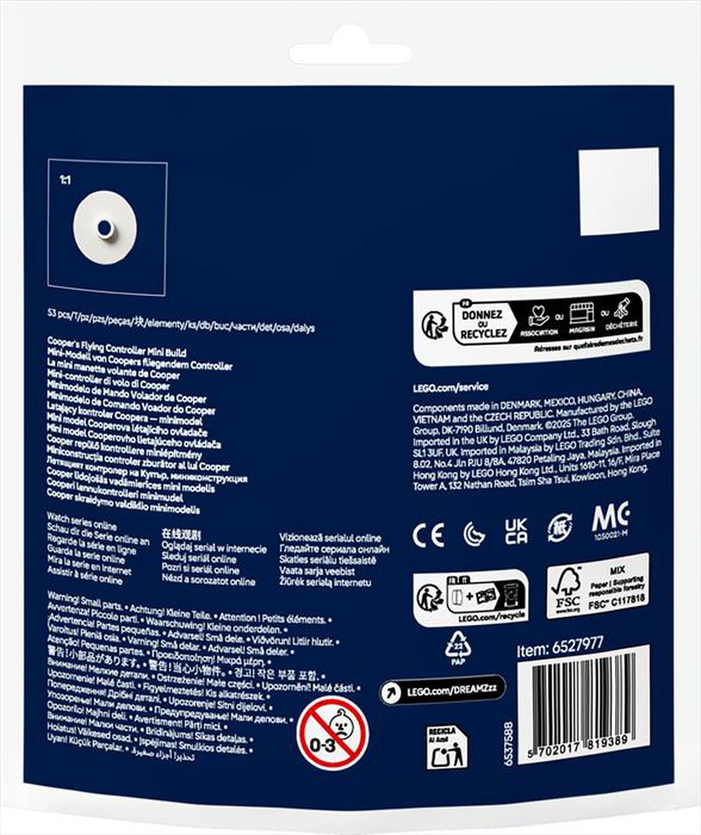 Immagine del prodotto LEGO - RECRUITMENT BAGS Controller volo di Cooper 30698