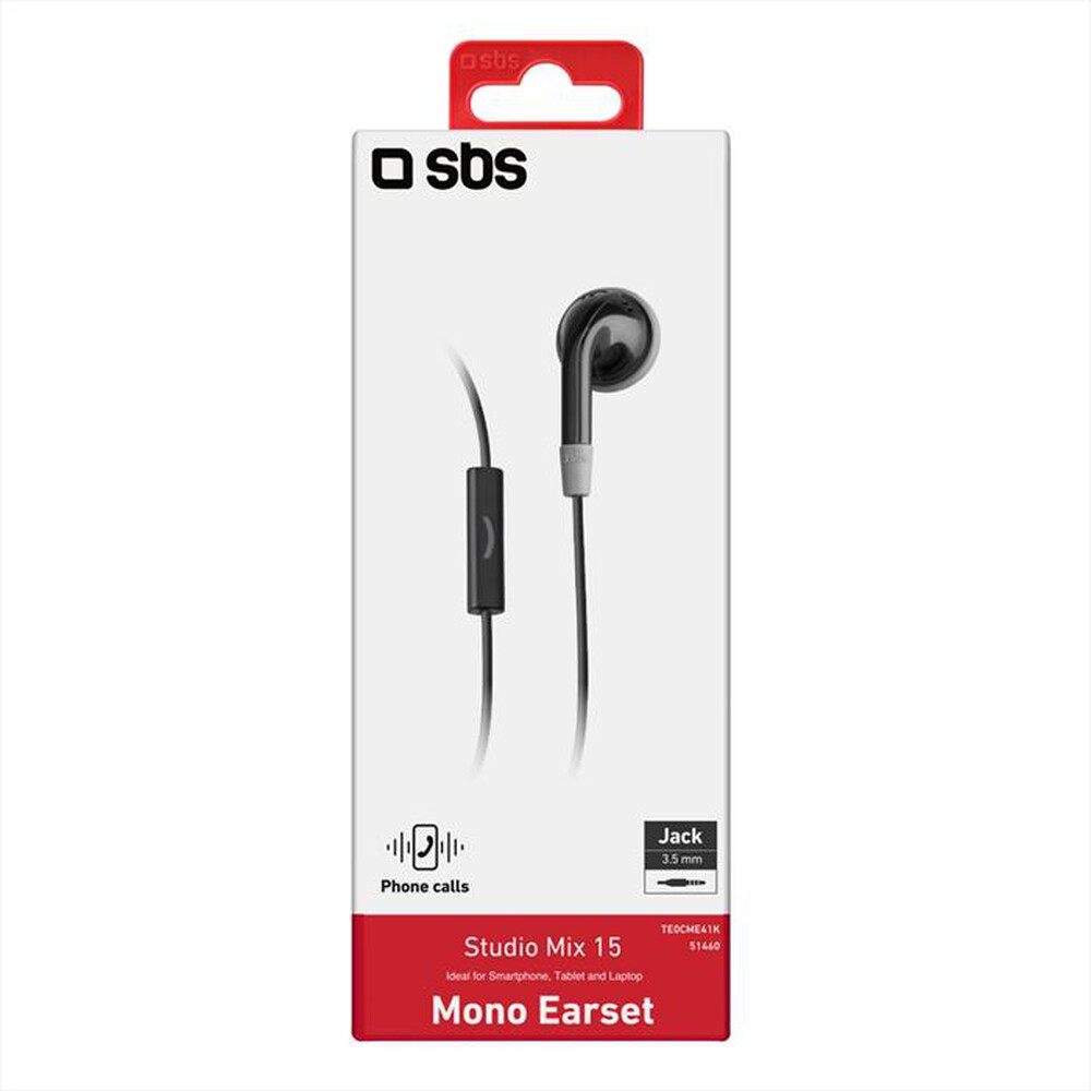 "SBS - Auricolare TE0CME41K-Nero"