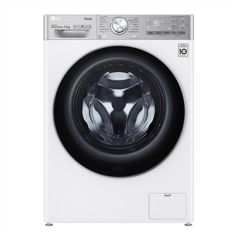 "LG - Lavasciuga F4DV912H2EA 12/8 Kg Classe E-Bianco"