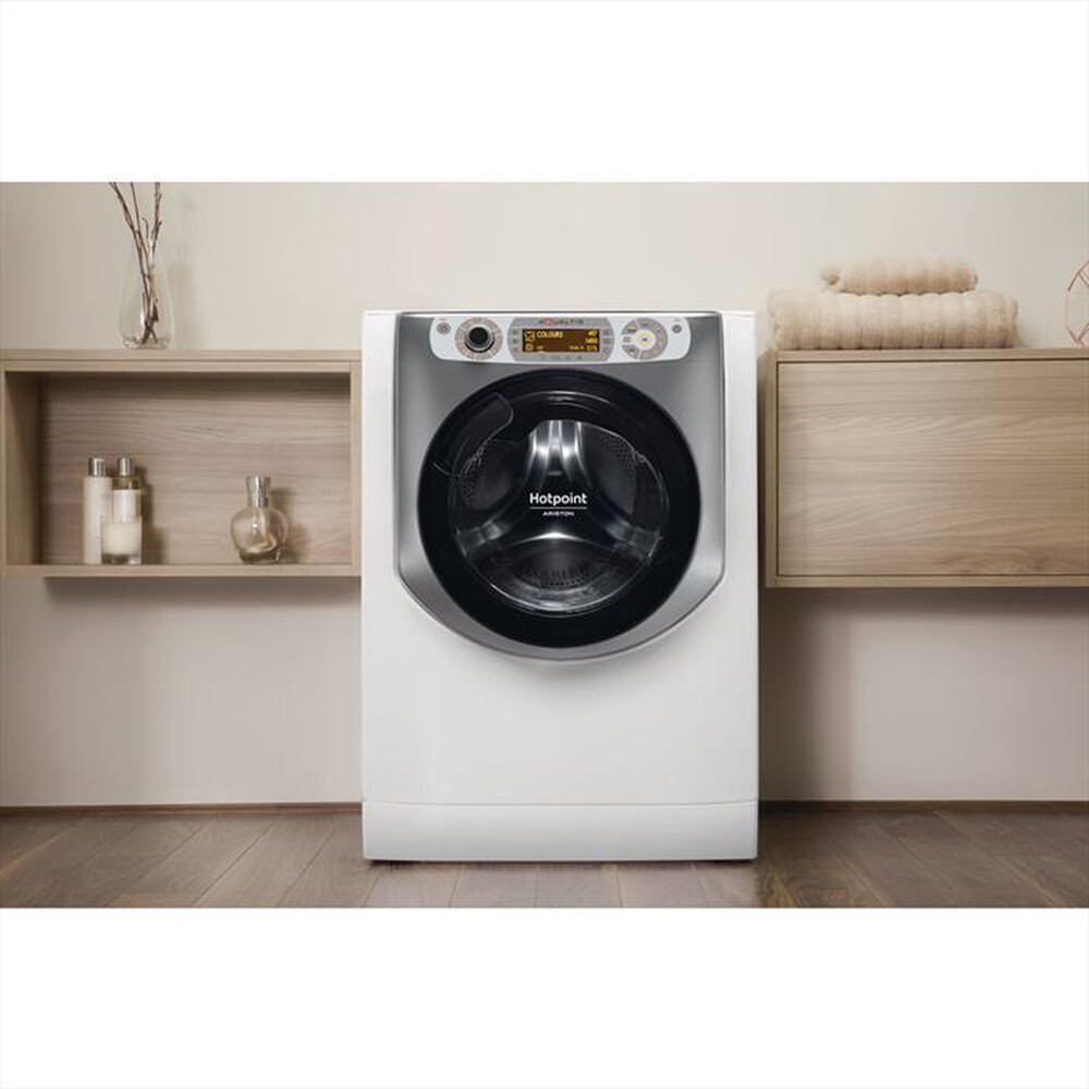 "HOTPOINT ARISTON - Lavasciuga AQUALTIS AQD1072D 697 EU/A N 10/7 Kg E-Bianco"