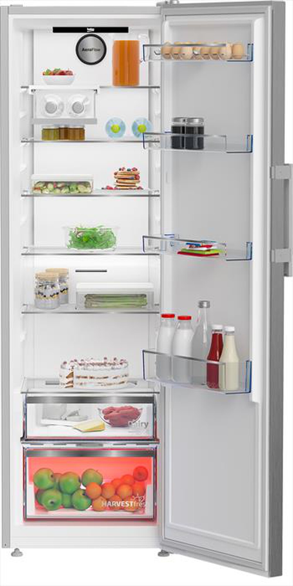 "BEKO - Frigorifero 1 porta B7RMLNE445ZXP Classe D 365 lt-Inox Look"
