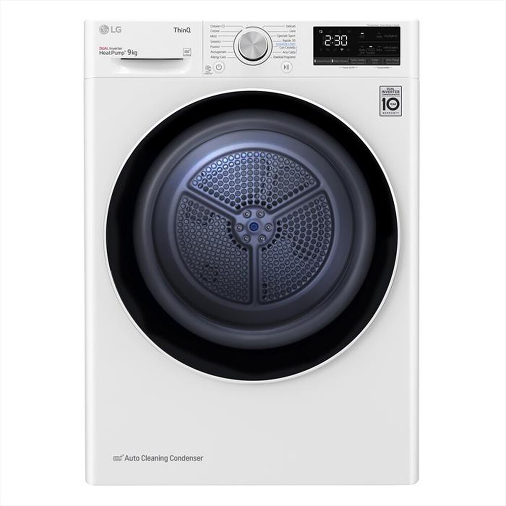 "LG - Asciugatrice RH90V5AV5N - 9 Kg - A++"