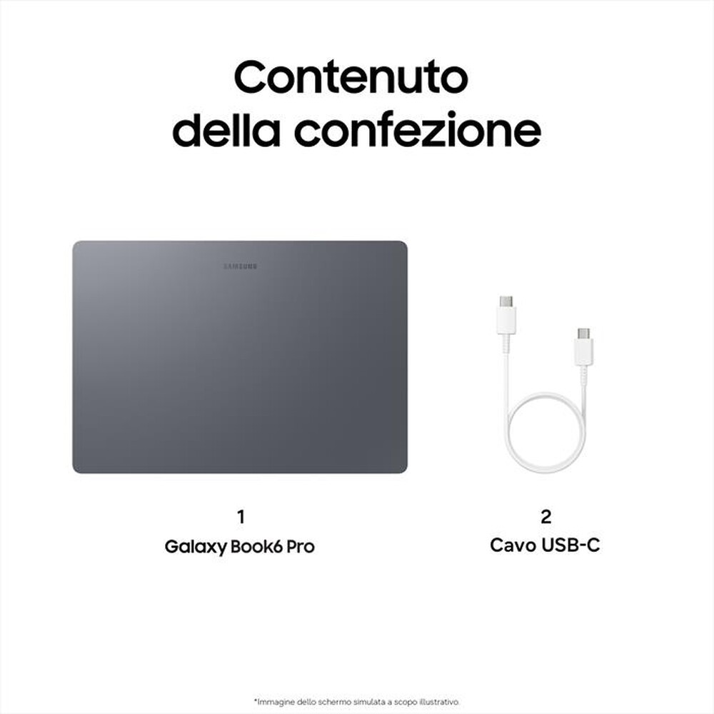 Immagine del prodotto SAMSUNG - Notebook GALAXY BOOK6 PRO 16"-Gray