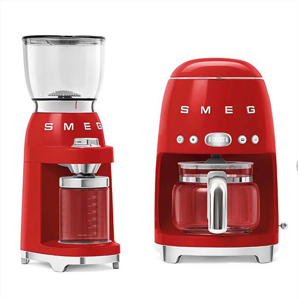 "SMEG - Macinacaffè 50's Style – CGF01RDEU-Rosso"