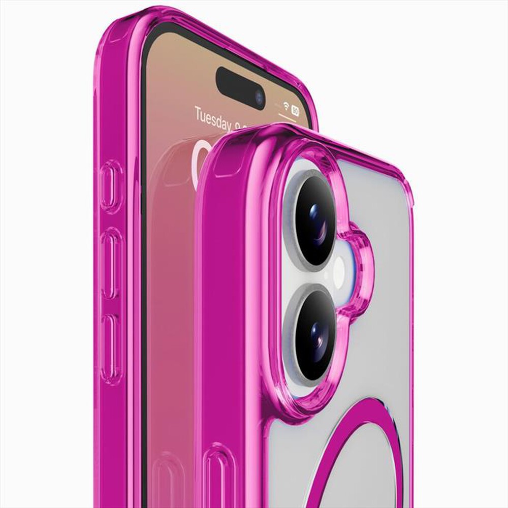 Immagine del prodotto CELLULARLINE - Custodia ICONIC MAG per IPHONE 17-Rosa, Trasparente