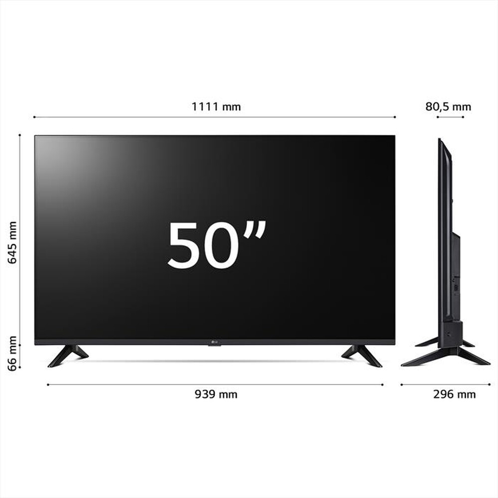 "LG - Smart TV LED Serie UT73 UHD 4K 50\" 50UT73006LA-Blu"