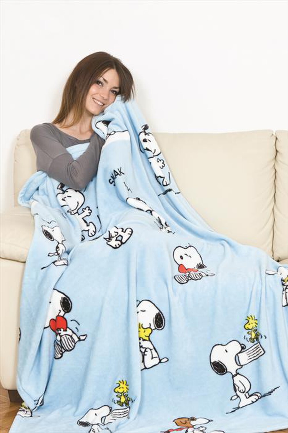 "KANGURU - 1123 Plaid Snoopy"