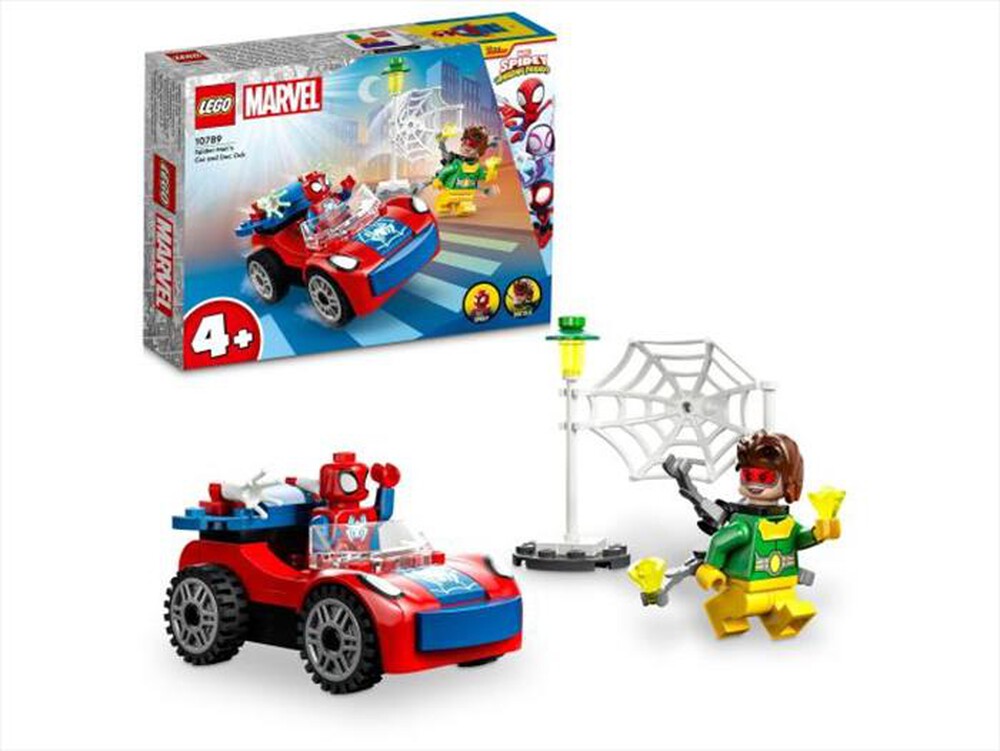 "LEGO - MARVEL L’auto di Spider-Man e Doc Ock - 10789-Multicolore"