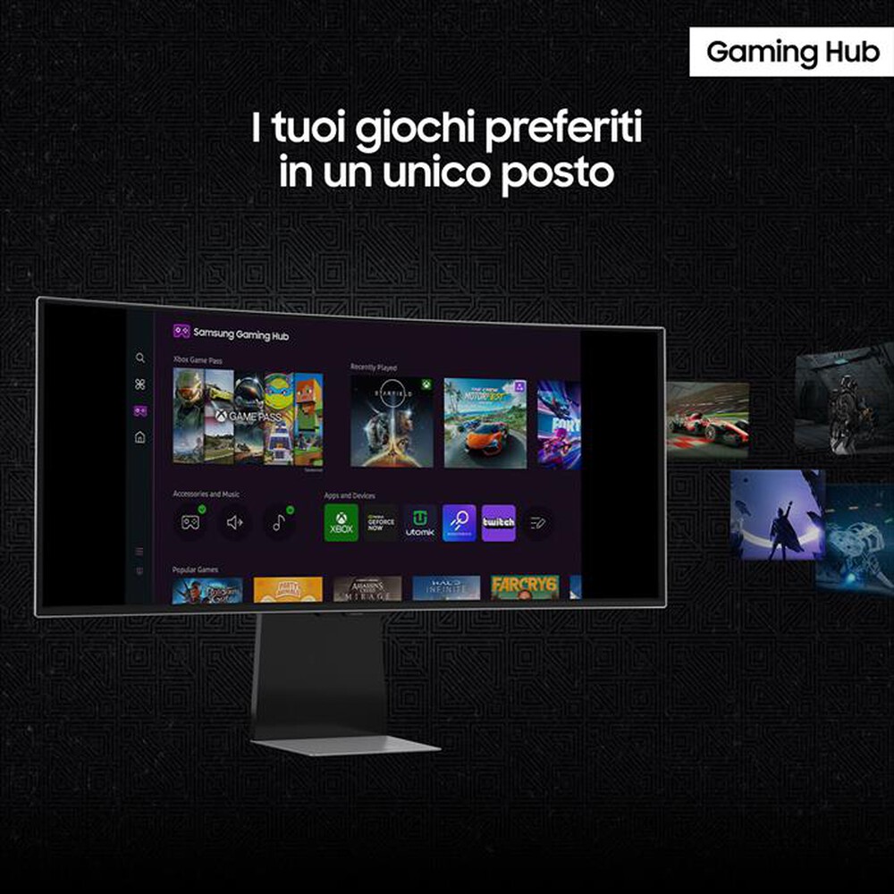 Immagine del prodotto SAMSUNG - MONITOR GAMING ODYSSEY OLED G8 DA 34" WQHD CURVO-Silver