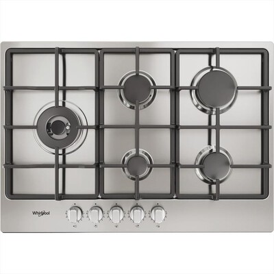 WHIRLPOOL - Piano cottura a gas ELEMENTS TGML 761 IX/R 73 cm-Acciaio inossidabile