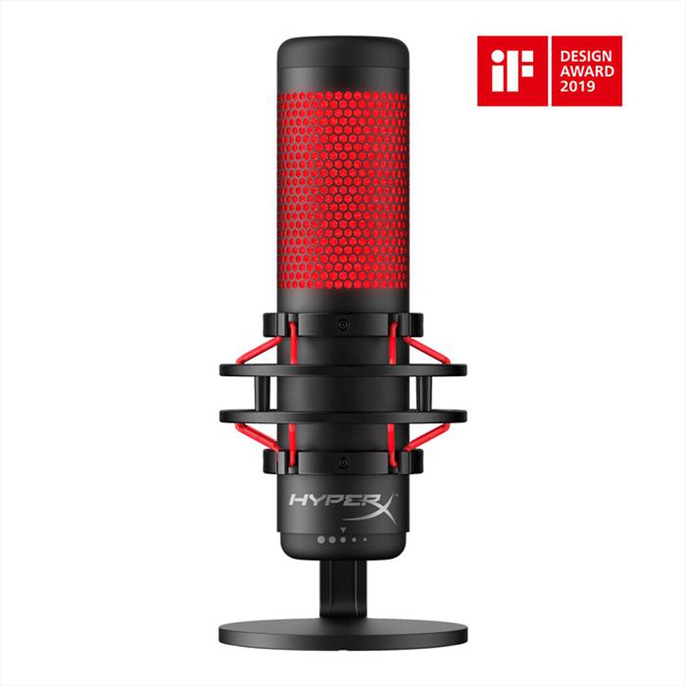 "HYPERX - Microfono QUADCAST-Red"