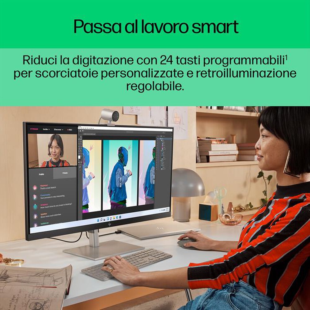 Immagine del prodotto HP - TASTIERA 970 PROGRAMMABILE WIRELESS-Silver