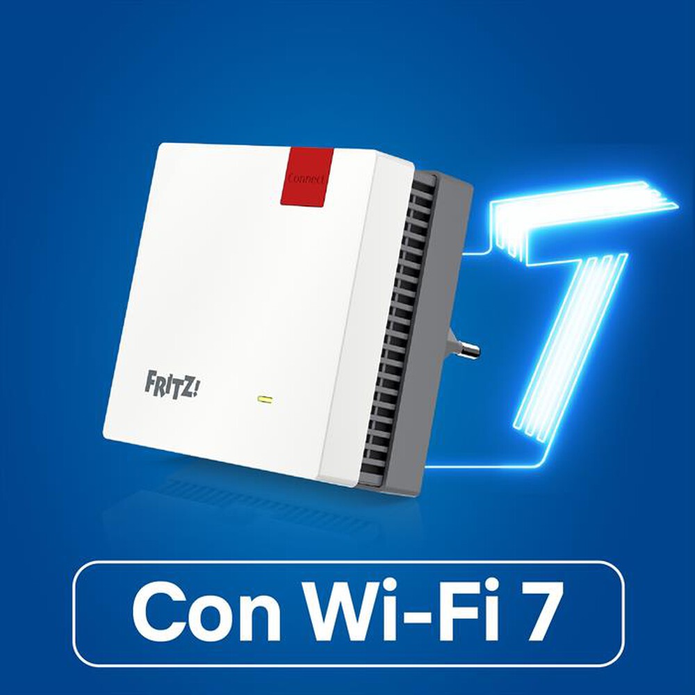 Immagine del prodotto FRITZ! - Mesh Wi-Fi Extender Repeater 1700 WIFI 7-bianco/rosso