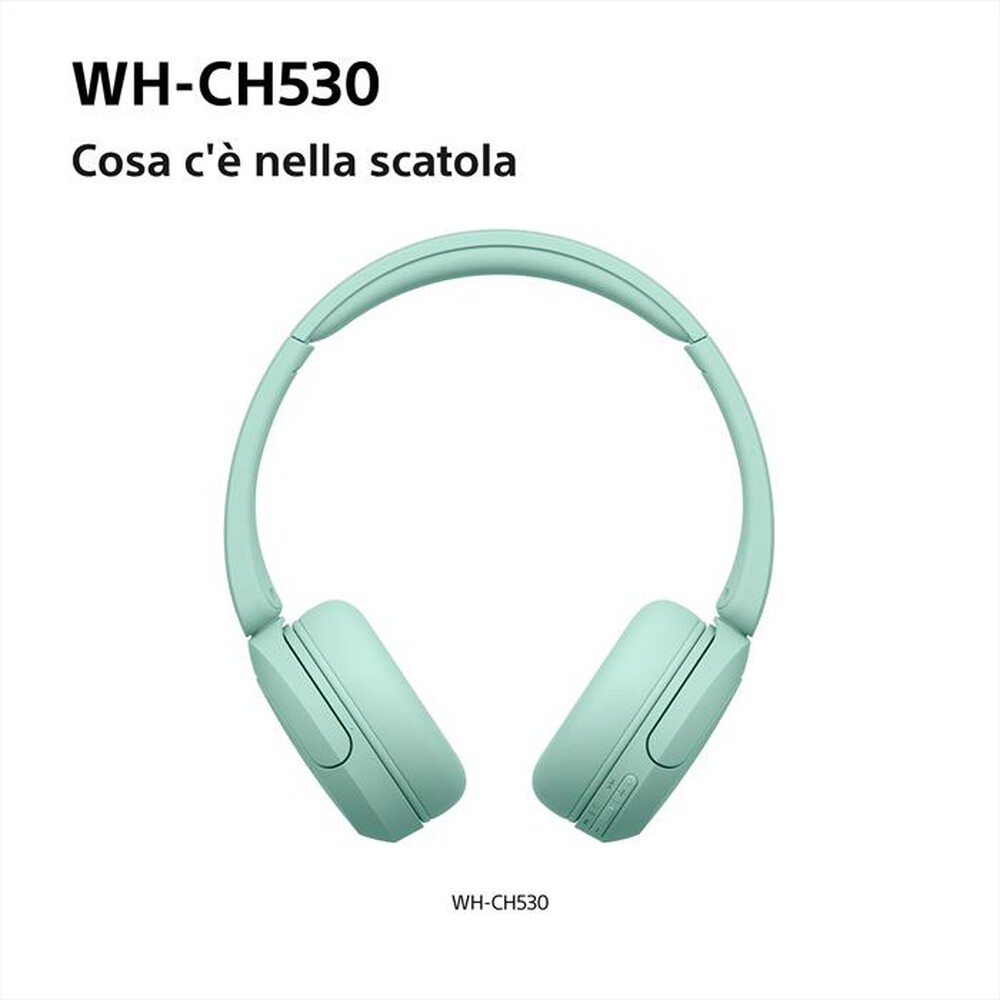 Immagine del prodotto SONY - Cuffie Bluetooth On-ear WH-CH530-Mint