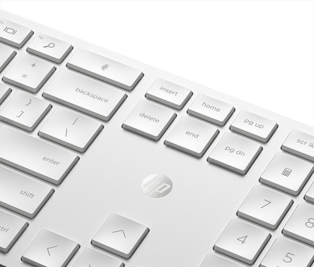"HP - TASTIERA E MOUSE 650 WIRELESS-Bianca"
