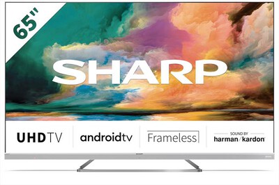 SHARP - Smart TV Q-LED UHD 4K 65" 65EQ4EA-SILVER