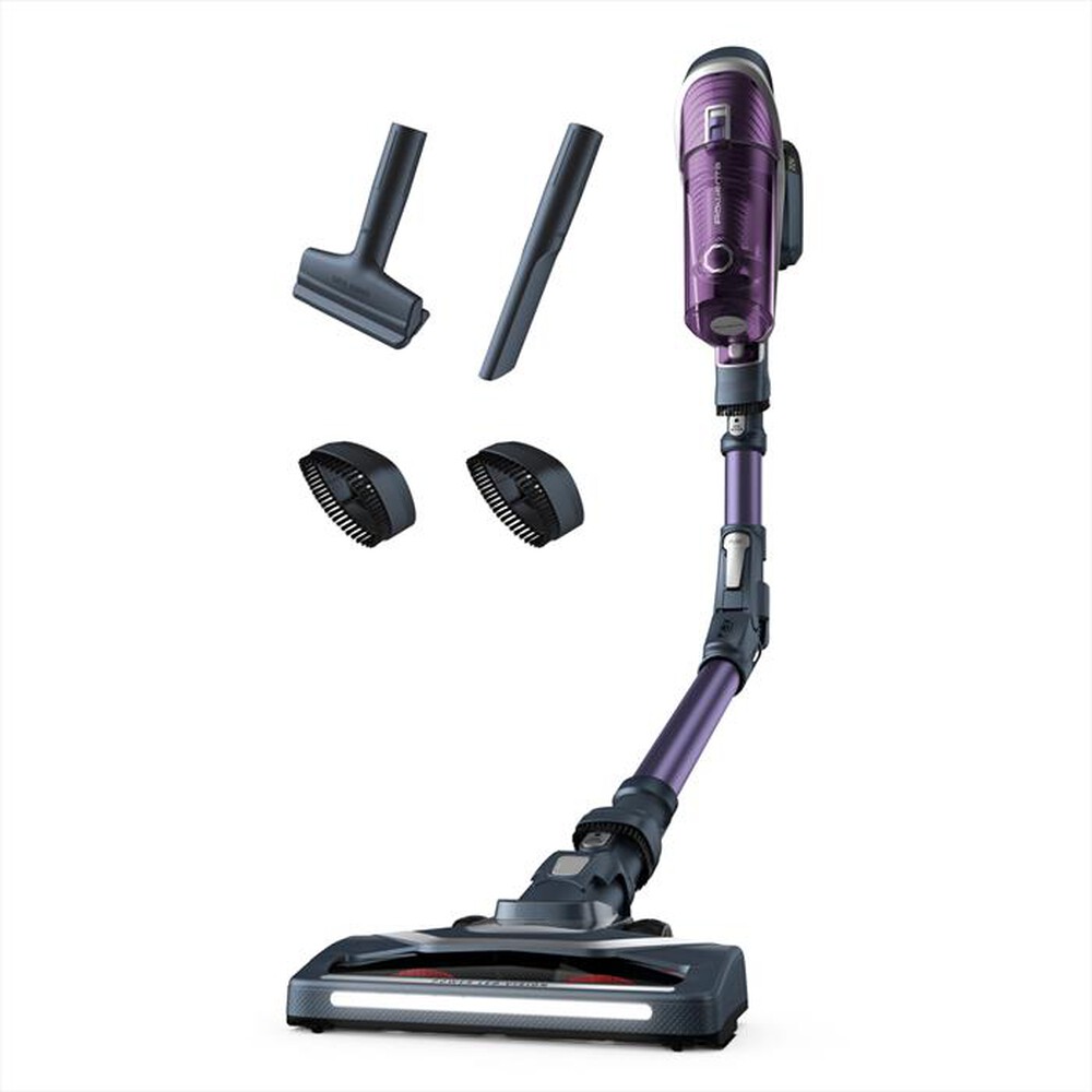 "ROWENTA - RH9639 XFORCE FLEX 8.60 Allergy Scopa elettrica-Viola e grigio interno"