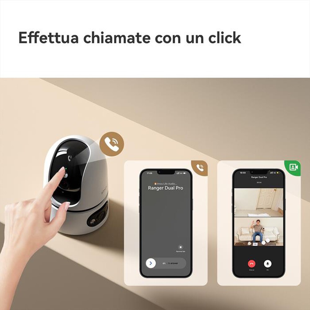 Immagine del prodotto IMOU - Videocamera sorveglianza RANGER DUAL PRO 6MP-BIANCO