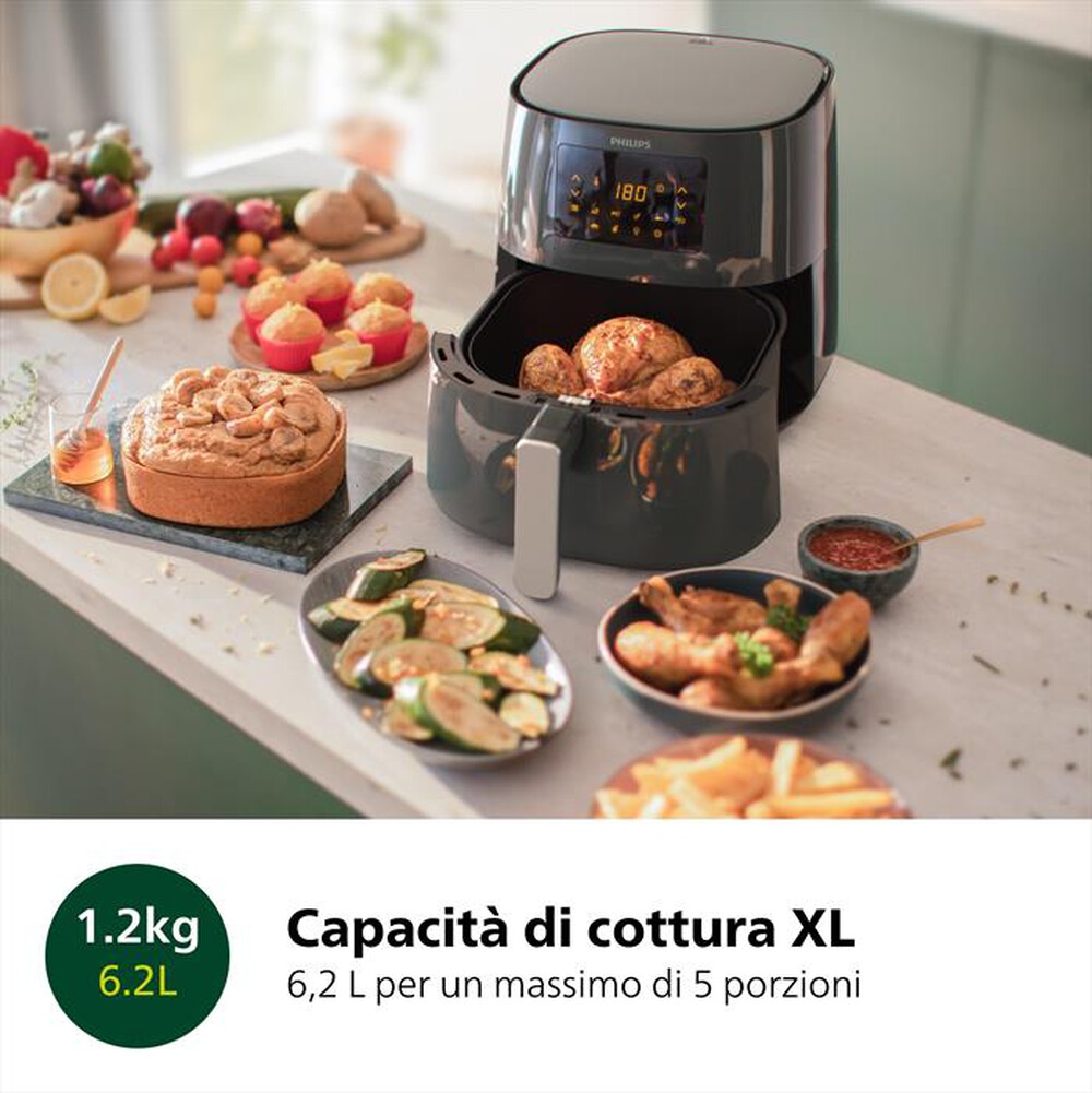 "PHILIPS - FRIGGITRICE AIRFRYER SERIE 3000 DA 6.2L HD9270/66"