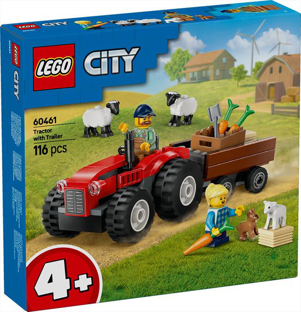 Immagine del prodotto LEGO - CITY Trattore agricolo con rimorchio e pecore60461