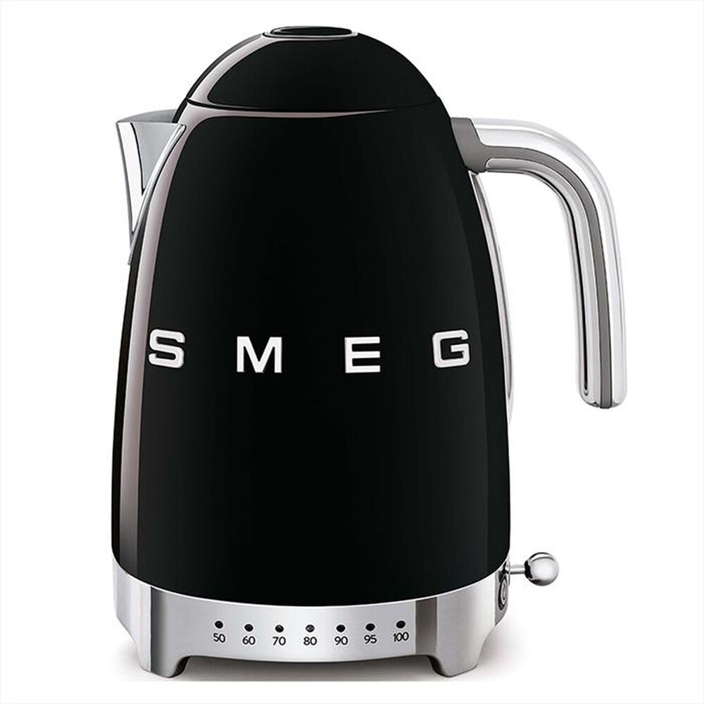 "SMEG - Bollitore a più Temperature 50's Style – KLF04BLEU-NERO"