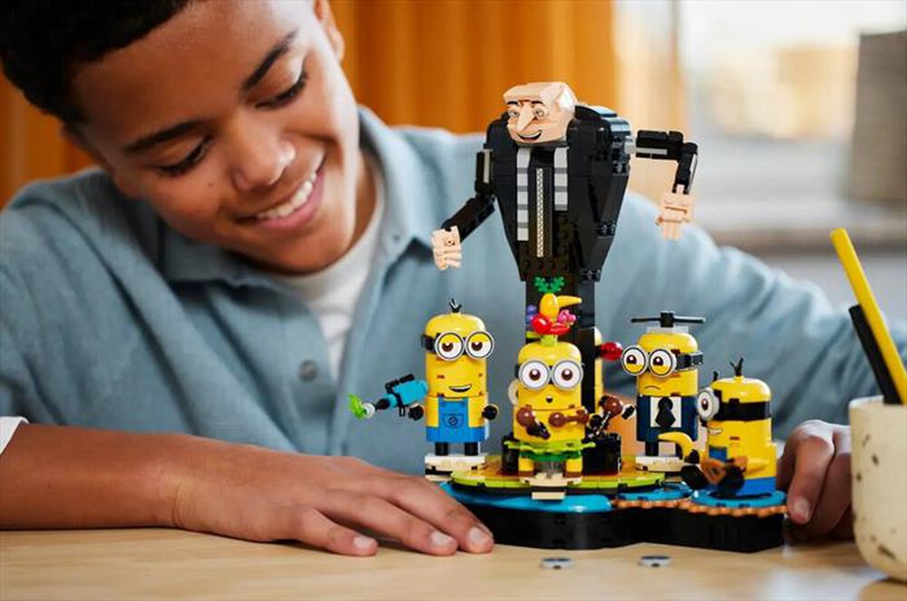 "LEGO - Gru e Minions in mattoncini - 75582-Multicolore"