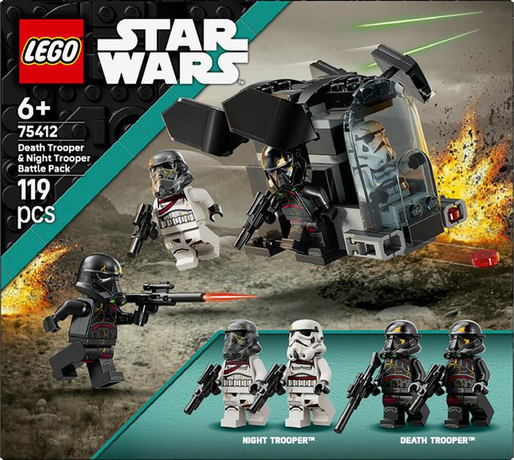 "LEGO - BATTLE PACK DEATH TROOPER E NIGHT TROOPER-,"