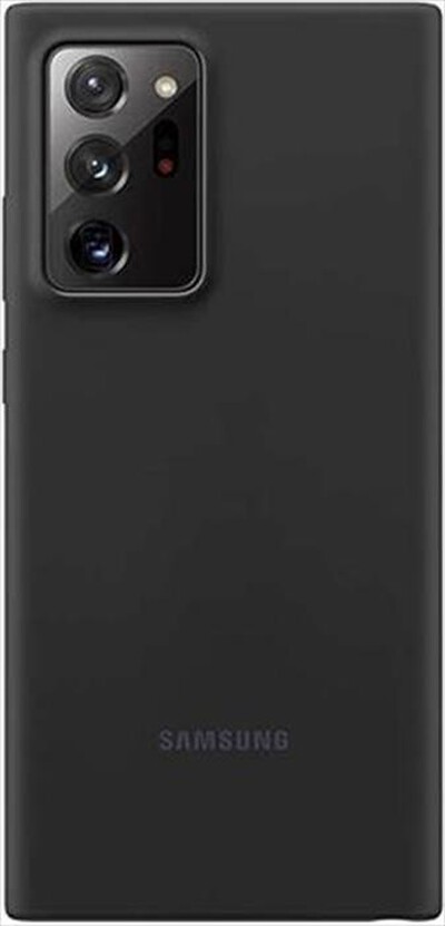 SAMSUNG - SILICONE COVER MYSTIC BLACK GALAXY NOTE 20 ULTRA-Nero